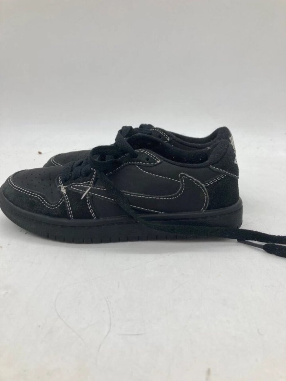 Nike Air Jordan 1 Low TD Travis Scott Black Sneakers Size 13c DM7866-001